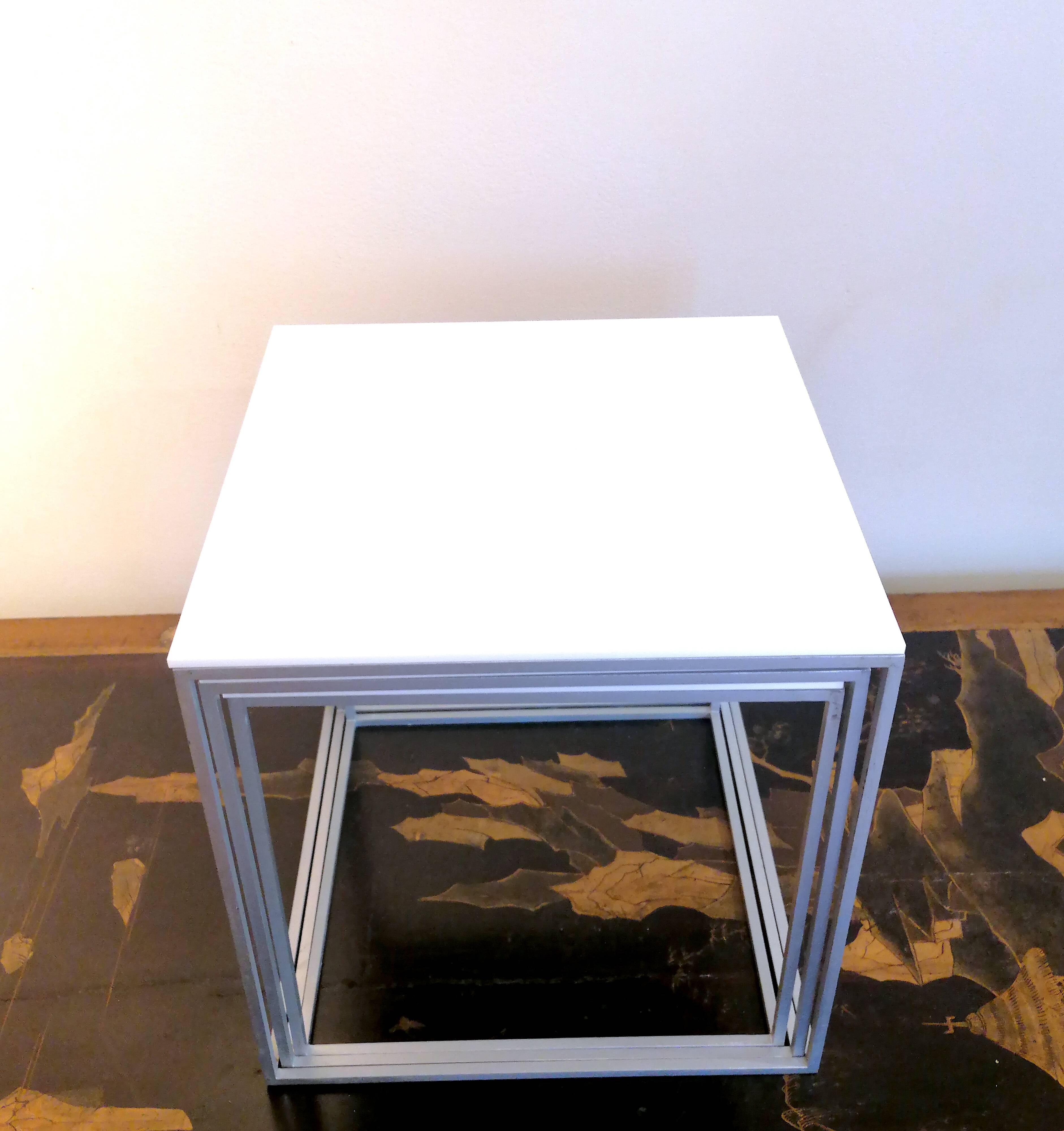 Side tables Pk71 by Paul Kjaerholm 1960