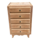 Renovated Art Deco chest of drawers in oak from 1950.