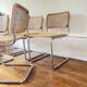 Lot of 5 cesca b32 by marcel breuer made in italy