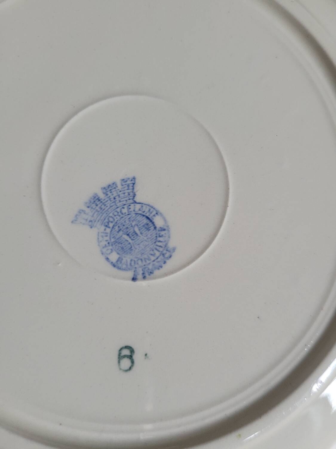 Three Badonviller soup plates