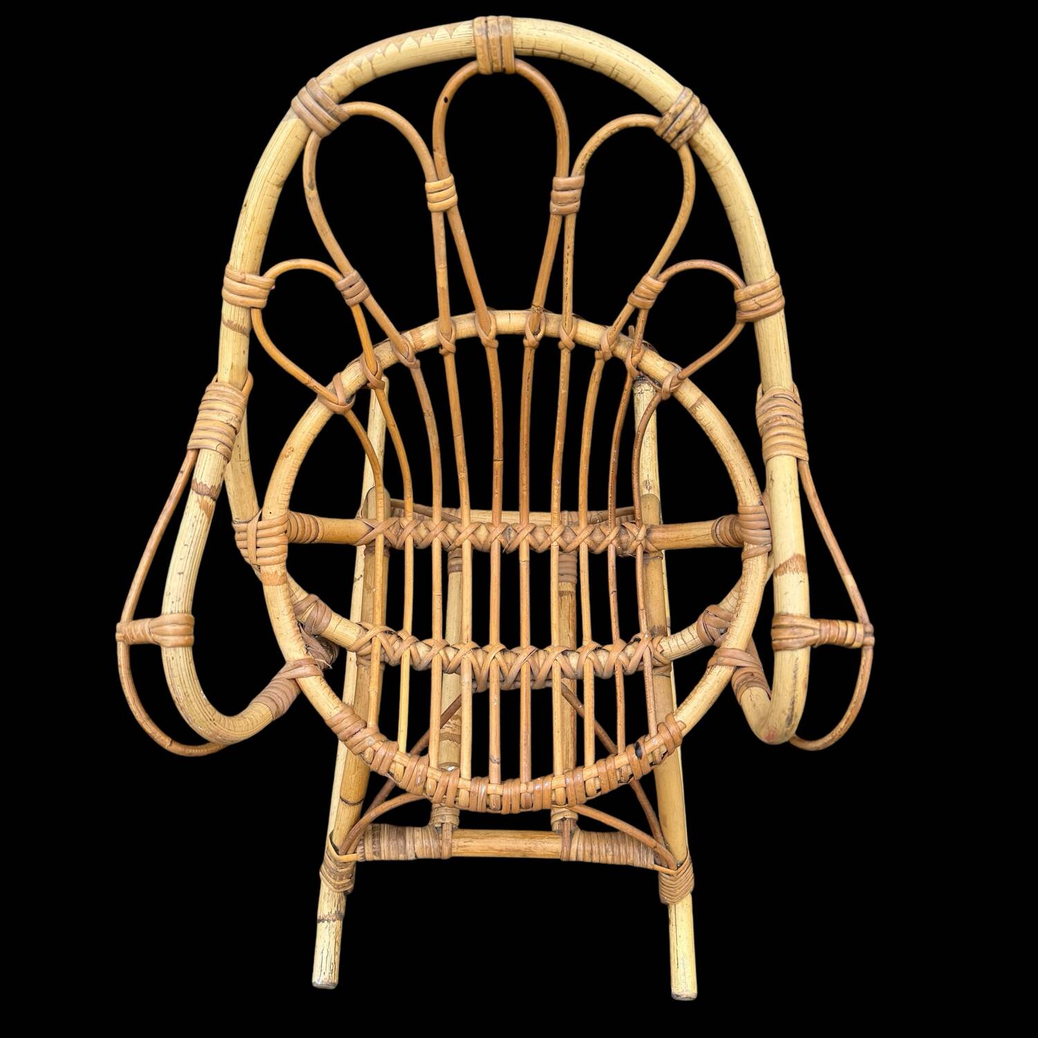 Provencal children's rocking chair from the 50s