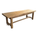 Solid oak farmhouse table