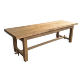 Table de ferme en chêne massif