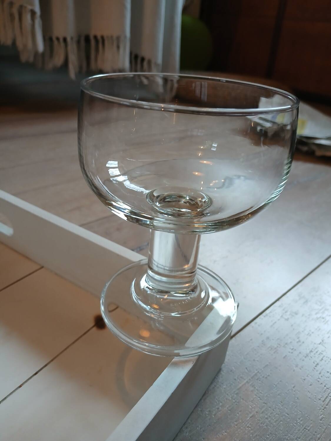 6 old champagne glasses