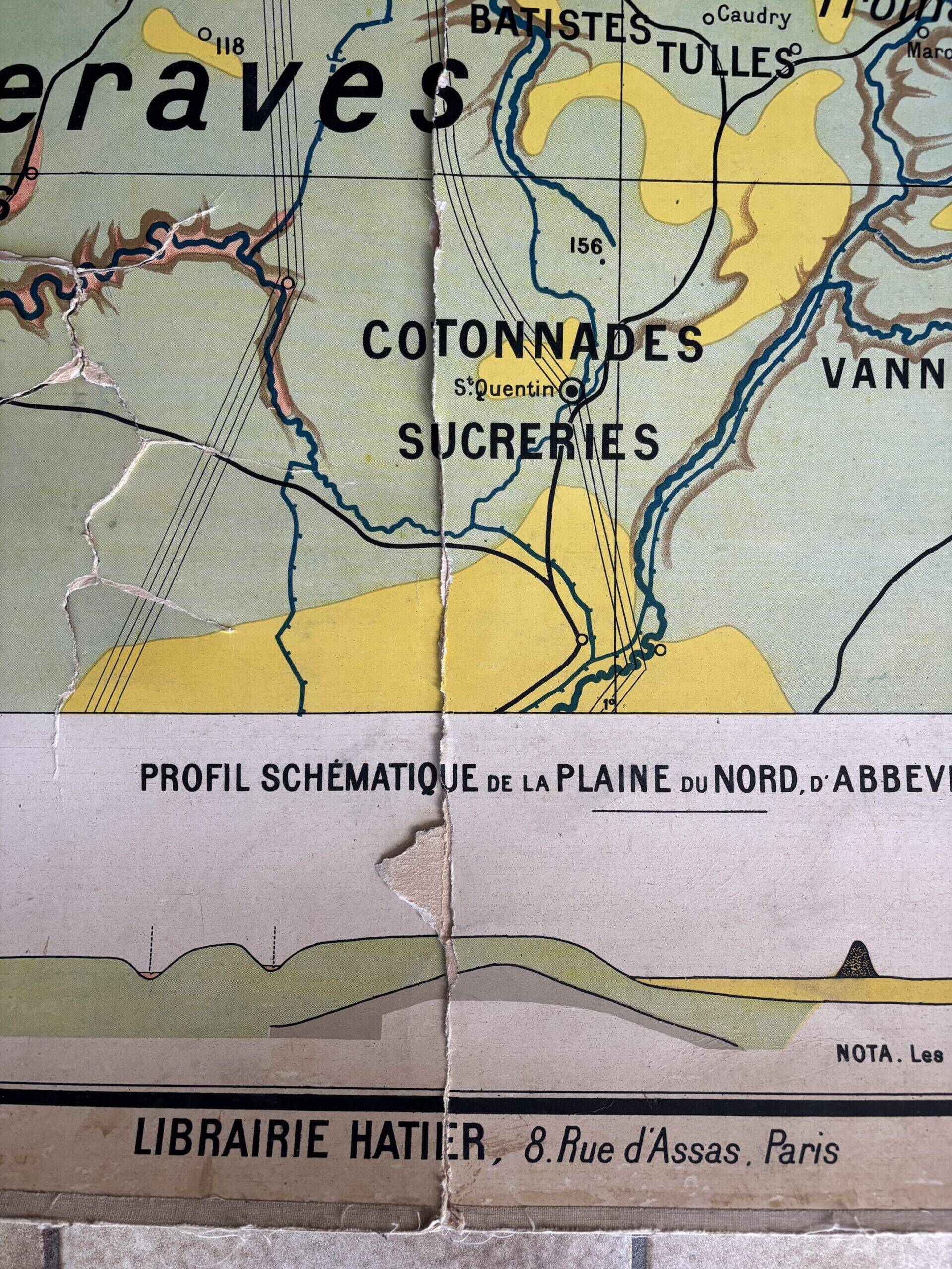 Carte scolaire Hatier - Plaines du Nord