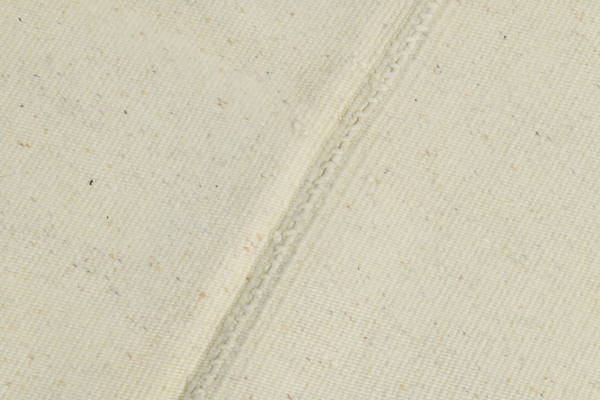 Black Beige Modernist Vintage Kilim Rug, 240x392Cm