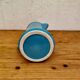 Vintage blue ceramic pitcher