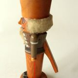 Handmade wooden nutcracker (miner), made in Erzgebirge/East Germany, vintage from the 1950s
