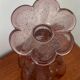 Vintage purple bubble glass vase – Retro flower neck Soliflore – Décora