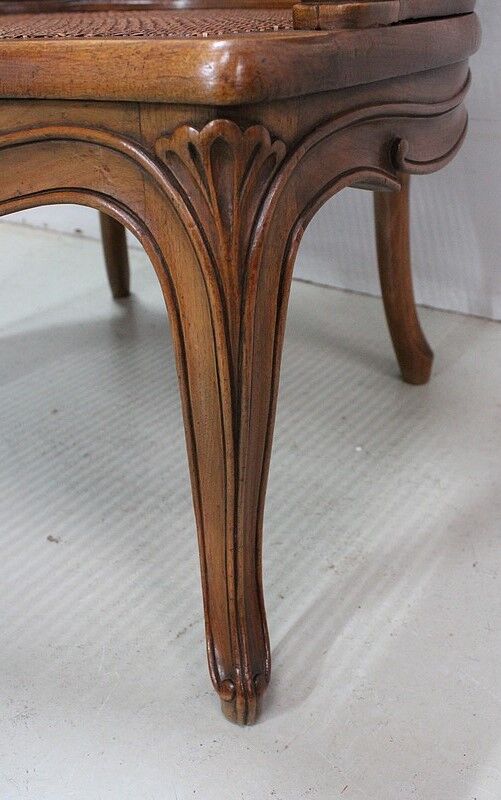 Louis XV style armchair, late 19th century