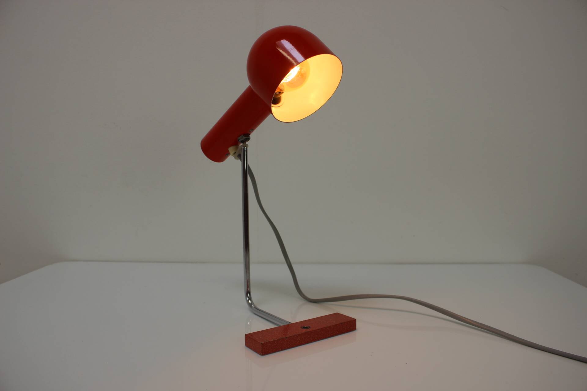 Rare Adjustable Table Lamp by Napako, 1960's, Czechoslovakia
