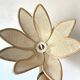 Abat jour vintage à suspendre pétales de fleur