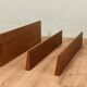 Vintage Scandinavian design teak wall shelves