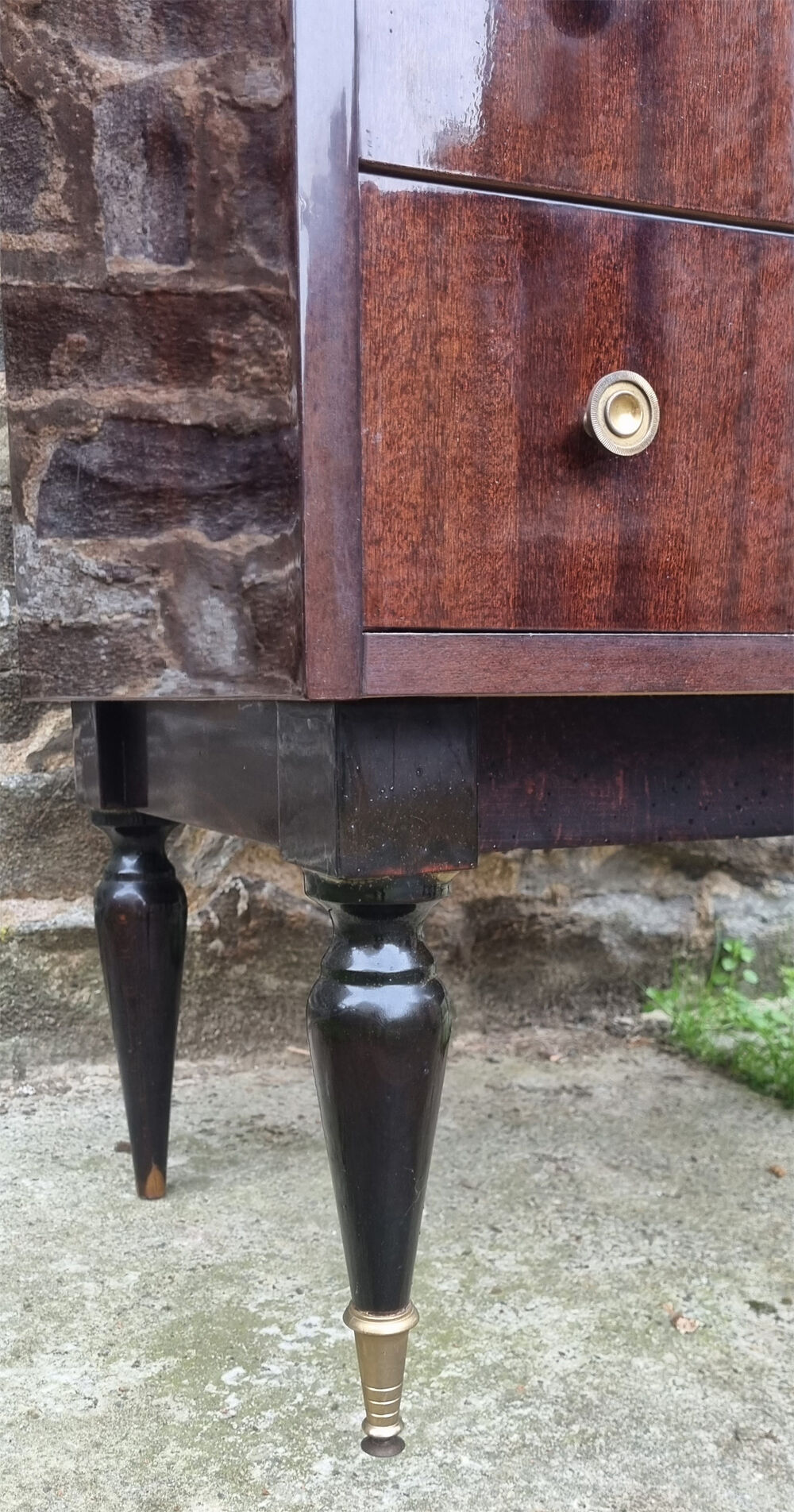 Desk, chest of drawers, shelves, library, vintage, 50s - 60s