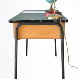 Vintage desk 60' wood and metal FORBO