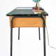 Vintage desk 60' wood and metal FORBO