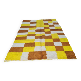 Handmade wool berber rug 250 x 150 cm