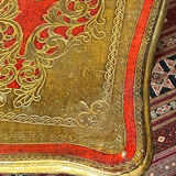 Florentine wooden side table