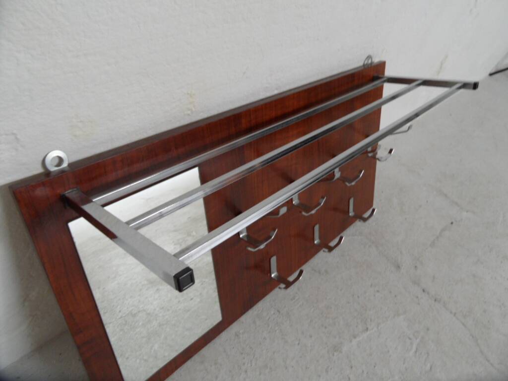 Porte-manteau suspendu vintage du milieu du siècle