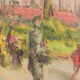 Francisco Planas Doria, Cityscape Painting, Barcelona