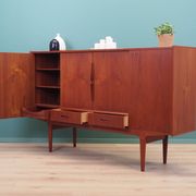 Teak highboard, Danish design, 1960s, production: Denmark