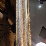 Mirror 1900 original wood 70x58 mercury glass
