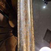 Mirror 1900 original wood 70x58 mercury glass
