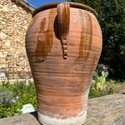 Jarre poterie en terre cuite ancienne