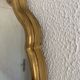 Vintage mirror 1960 Belgian rocaille style gilded wood - 76 x 55cm