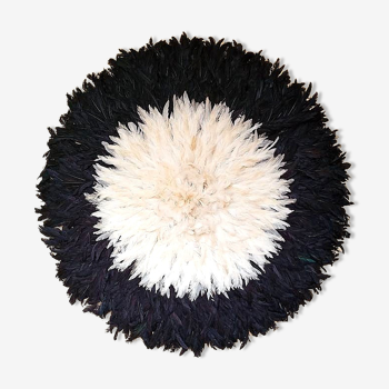 Juju hat noir et blanc 60/65 cm