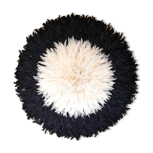 Juju hat noir et blanc 60/65 cm