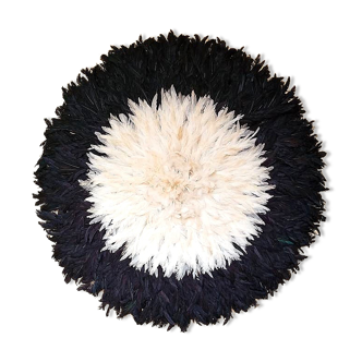 Juju hat noir et blanc 60/65 cm