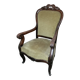 Walnut armchair