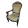 Walnut armchair