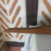 Oak pediment