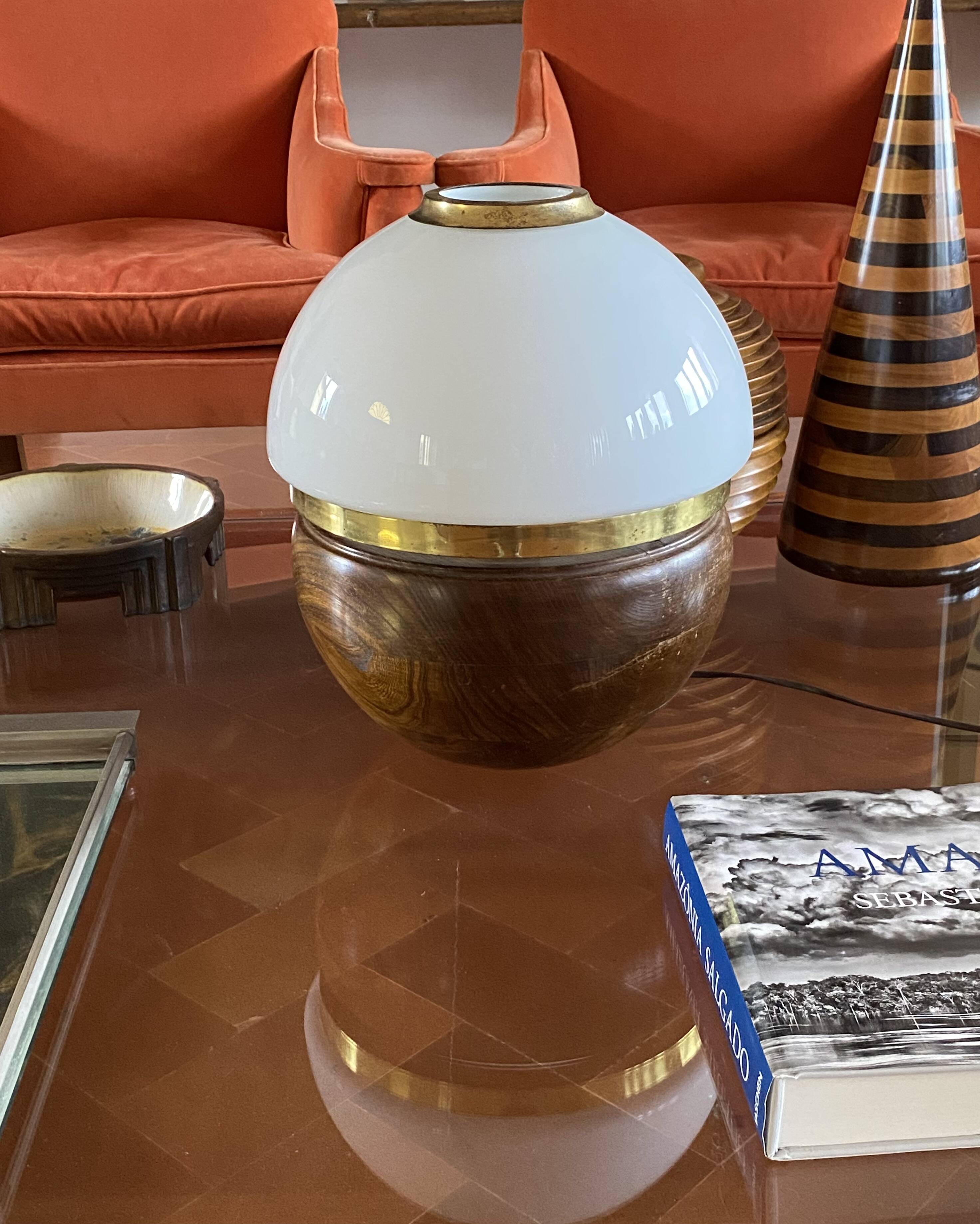 Luigi Caccia Dominioni, rare table lamp, Azucena Italy, 1970s