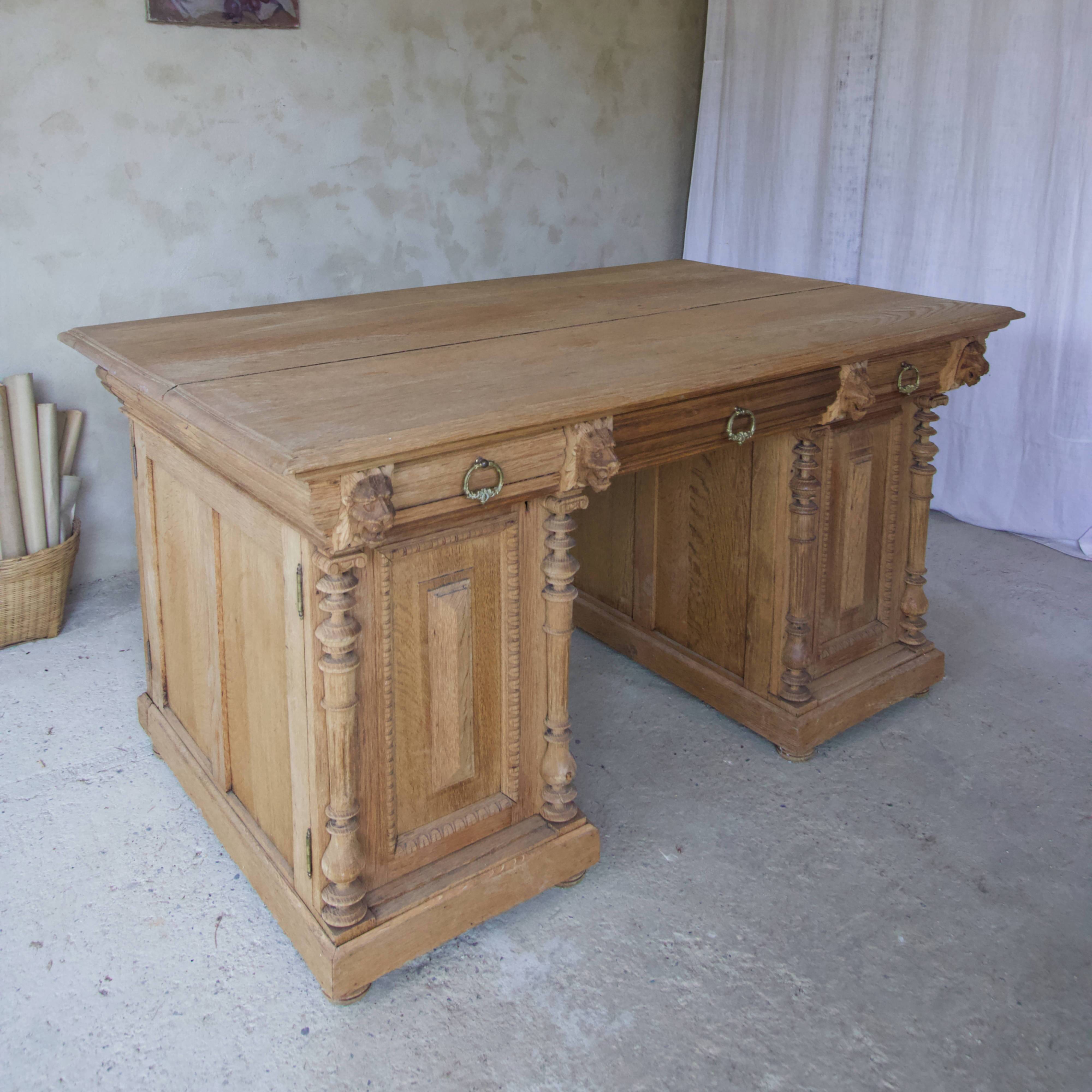 Oak Minister's Desk