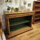Buffet bas console chene massif