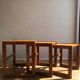 Ensemble de 3 tables gigognes en teck