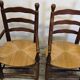 Chairs, armchairs, stools in the style of Charles Dudouyt