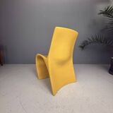 Sculptural Molded Fiberglass Chair, Europe, 1970s