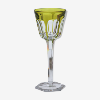 Verre à vin du Rhin en cristal de Baccarat modèle Harcourt