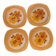 4 vintage plates 1970s mondovi italy