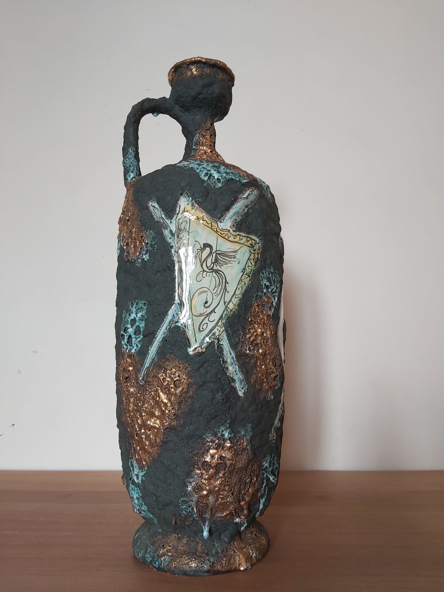 Ceramic vase Italy 50's