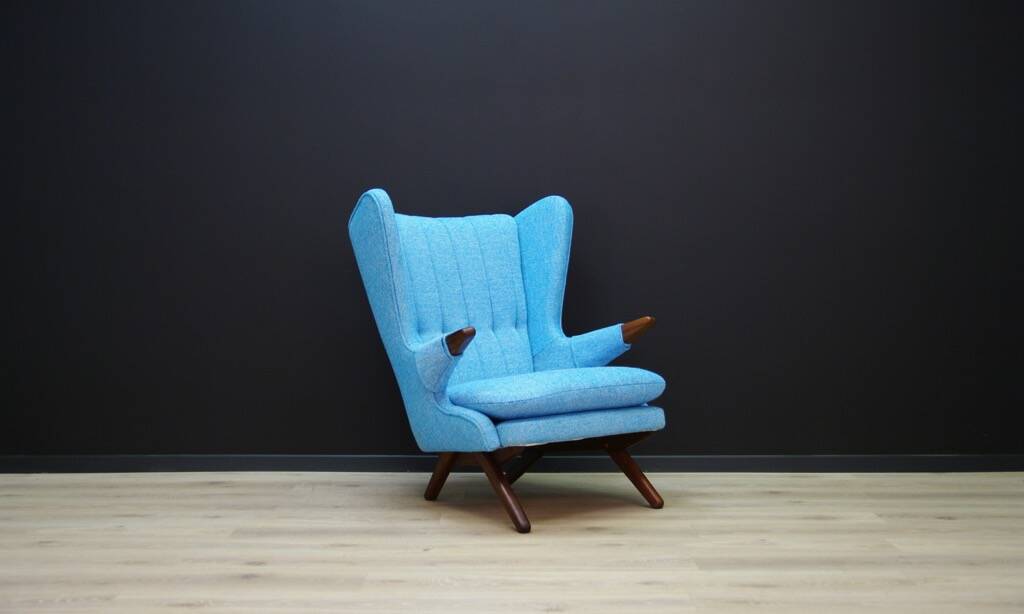 Fauteuil danois en teck par Svend Skipper, années 1960