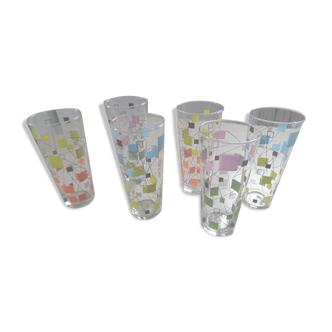 Series of 6 vintage Durobor lenses