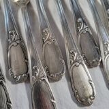 12 SOH Silver Metal Table Forks