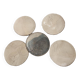 Annie Braut Set of 5 Small Raku Plates