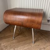 Table basse - d'appoint bois courbé  chrome
