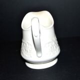 Wedgwood "Patrician" molded opaque earthenware pitcher, England Etruria Barlaston
